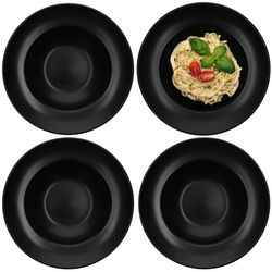 01-27020614-HIT-Nero-Pastateller-27cm-schwarz-4er-Set-Drauf-Deko.jpg 4er Set NERO Pastateller 27cm schwarz - 27020614_Bild_1