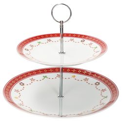 02-MamboCat-Weihnachtstraum-Etagere-02.jpg Etagere Weihnachtstraum 2-stöckig Porzellan_Bild_2