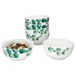 6er Set Müslischale 14cm Eukalyptus weiß_Bild_1