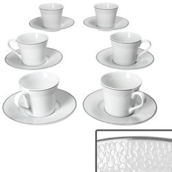 02-413953-413977-Ritzenhoff-und-Breker-Venezia-Espressotasse-Untertasse-12tlg-Set.jpg 6er Set VENEZIA Espressotassen mit Untertassen - 6x 413953 & 6x 413977_Bild_2
