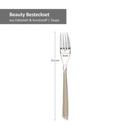 805536-Ritzenhoff-und-Breker-Beauty-Menuegabel-taupe-Bemassung1.jpg 60er Set BEAUTY Besteck Menügabel taupe - 805536 _Bild_4