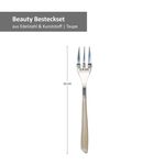 120er Set BEAUTY Besteck Kuchengabel taupe - 805567_Bild_4