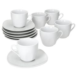 02-MamboCat-Lotta-Espressotasse-mit-Untertasse-6er-Set.jpg 6er Set LOTTA Espressotasse 80ml mit Untertasse weiß Porzellan _Bild_2
