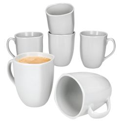 01-MamboCat-Lotta-Kaffeebecher-6er-Set-Deko.jpg 6er Set LOTTA Kaffeebecher weiß Porzellan 300ml_Bild_1