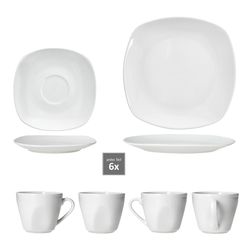 04-MamboCat-Lotta-Kaffeeservice-alle-Teile.jpg 18tlg. Kaffeeservice LOTTA weiß Porzellan für 6 Personen_Bild_4