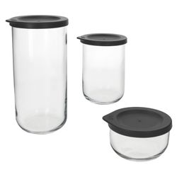 03-814446-Ritzenhoff-und-Breker-Boho-Vorratsdosen-3tlg-aus-Glas-gemischt.jpg 3tlg Set BOHO Vorratsdosen Anthrazit aus Glas & Kunststoff _Bild_3