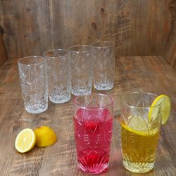 03-829556-Royal-Leerdam-Starla-Longdrink-36cl-Moodpicture.jpg 6er Set STARLA Longdrinkgläser mit Relief - 829556_Bild_3