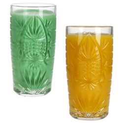 04-829556-Royal-Leerdam-Starla-Longdrink-36cl-2er-farbig.jpg 6er Set STARLA Longdrinkgläser mit Relief - 829556_Bild_4