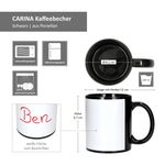 6er Set CARINA schwarze Kaffeebecher zum Beschriften – A2010_Bild_6