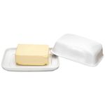 Bärbel Butterdose mit Deckel weiß aus Porzellan – 24302136_Bild_1