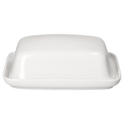 01-24302136-HIT-Butterdose-Baerbel-weiss-Porzellan-Einzeln-frontal-METRO.jpg Bärbel Butterdose mit Deckel weiß aus Porzellan – 24302136_Bild_2
