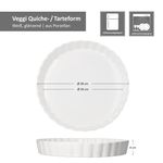 Veggi Quicheform Ø28cm rund weiß aus Porzellan – 24302053_Bild_5