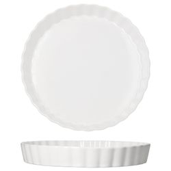 02-24302053-HIT-Quichform-Veggi-rund-28cm-weiss.jpg Veggi Quicheform Ø28cm rund weiß aus Porzellan – 24302053_Bild_2