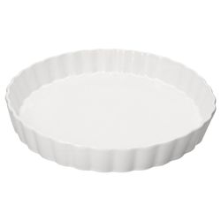 04-24302053-HIT-Quichform-Veggi-rund-28cm-weiss-Einzeln-schraeg.jpg Veggi Quicheform Ø28cm rund weiß aus Porzellan – 24302053_Bild_4