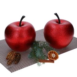 04-E2206-S1-GLMC-Pottery-Pots-Apfel-XS-Kupfer-rot-2er-Set-Mood.jpg 2er Set Pottery Pots Deko-Apfel XS Kupfer (Rot) – E2206-S1-GLMC_Bild_4