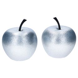 01-E2206-S1-GLS-Pottery-Pots-Apfel-XS-Silber-2er-Set.jpg 2er Set Pottery Pots Deko-Apfel XS Silber – E2206-S1-GLS_Bild_1