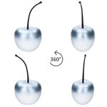 2er Set Pottery Pots Deko-Kirsche XS Silber matt – 1x E2214-S1-SI_Bild_3