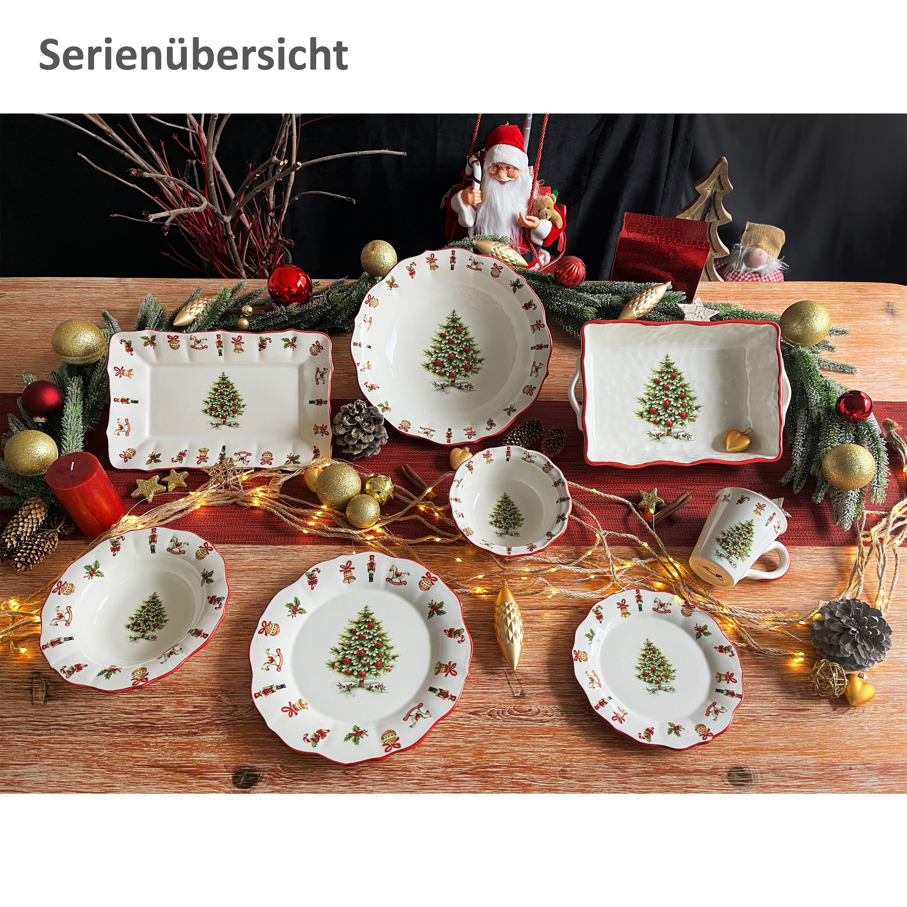 Maestro Natale Weihnachten Kuchenteller aus Keramik - 965/21*****Standort: Teile-Regal 7