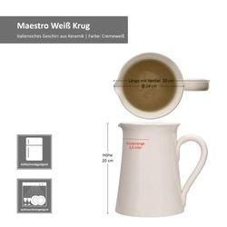 05-621-20-MamboCat-Maestro-Weiss-Krug-1-6L-Bemassung.jpg 6 Liter aus Keramik 621/20_Bild_5