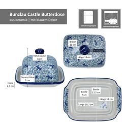 05-1295-2611-Bunzlau-Castle-Firefly-Butterdose-Bemassung.jpg Bunzlau Castle Firefly Butterdose mit Deckel aus Keramik_Bild_5