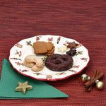 4er Set Maestro Natale Weihnachten Kuchenteller aus Keramik - 965/21 965/22_Bild_3