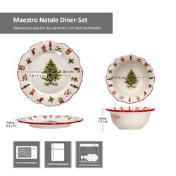 06-965-29-2023-18-MamboCat-Maestro-Natale-Diner-Set-Bemassung.jpg 8tlg Diner-Set Maestro Natale Weihnachten für 4 Personen aus Keramik - 4x 2023/18 & 4x 965/29_Bild_6