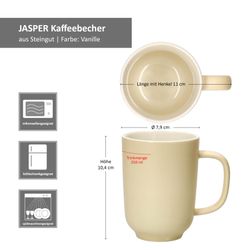 05-403541-Ritzenhoff-und-Breker-Jasper-Kaffeebecher-Bemassung.jpg 6er Set Jasper Vanille Kaffeebecher aus Steingut - 403541_Bild_6