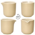 2tlg Set Jasper Vanille Milchkännchen & Zuckerdose aus Steingut - 1x 406931 & 1x 406993_Bild_5