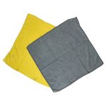 16tlg Set Supor Microfasertuch 35x35 cm gelb & grau - 11643_Bild_2