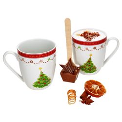 04-MamboCat-Weihnachtstraum-2er-Kaffeebecher-Deko.jpg 5tlg Etageren Set Weihnachtstraum für 2 Personen aus Porzellan - 1x 161875 2x 161872 + 2x 161883_Bild_4