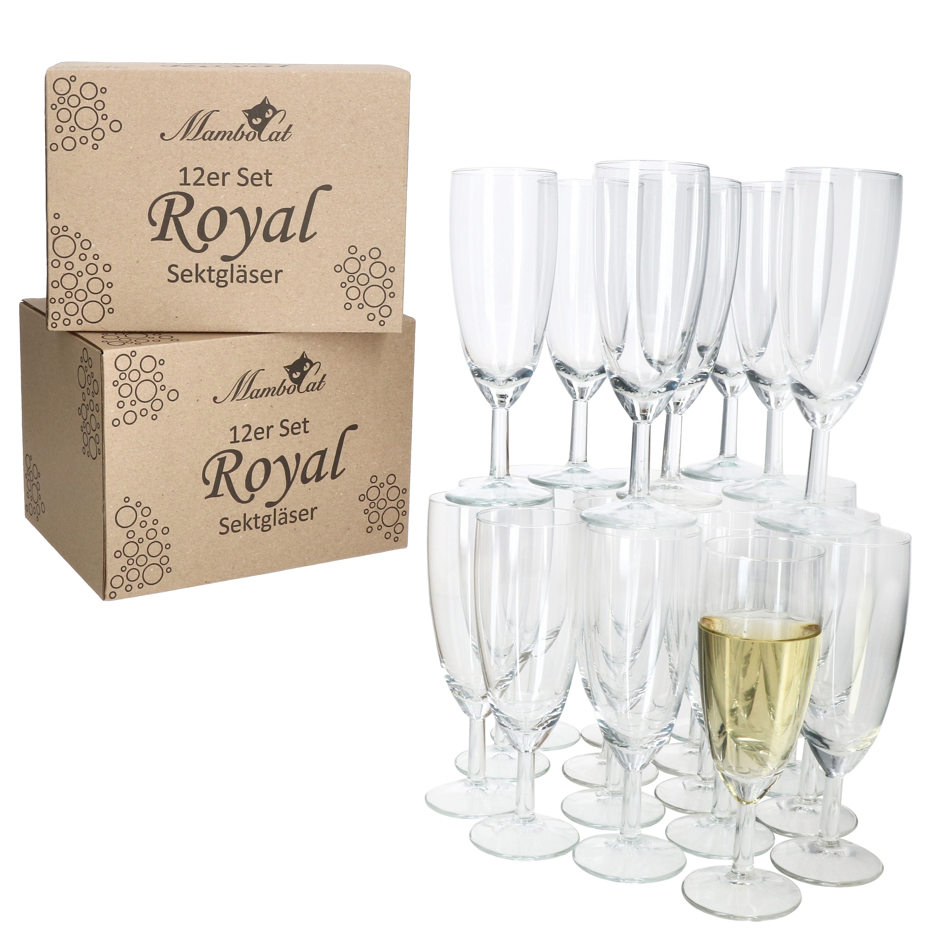 24er Set ROYAL Sektgläser