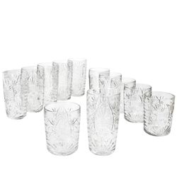 02-829556-829549-Royal-Leerdam-Longdrink-Glaeser-Whisky-Tumbler-12er-Set.jpg 12tlg Set STARLA Longdrink-Gläser & Whisky-Tumbler mit Relief - 6x 829549 + 6x 829556_Bild_2