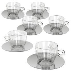 Bormioli-Luigi-Thermo-Christmas-165ml-6er-Set.jpg 6er Set Thermo Glastasse Christmas 165ml mit Untertasse_Bild_2