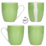 12tlg Frühstücksset VARIANT GRÜN für 6 Personen aus Porzellan_Bild_5