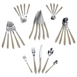 01-805567-805550-805543-805536-805529-Ritzenhoff-und-Breker-Beauty-Besteck-taupe-30tlg-Set.jpg 6x 805550 & 6x 805567_Bild_1