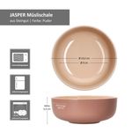 6er Set Jasper Puder Müslischale aus Steingut - 414530_Bild_5