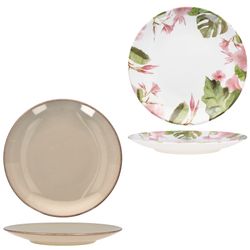 03-582760-Maeser-OSSIA-Tearose-Exotic-Sand-Kuchenteller.jpg 12tlg Frühstücksset OSSIA Exotic Tearose SAND für 4 Personen aus Steingut - 582760_Bild_4