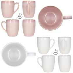 05-582750-Maeser-OSSIA-Tearose-Exotic-Rosa-Kaffeebecher-360-Grad-Ansicht.jpg 12tlg Frühstücksset OSSIA Exotic Tearose ROSA für 4 Personen aus Steingut - 582750_Bild_5