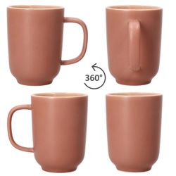 04-414448-Ritzenhoff-und-Breker-Jasper-Puder-Kaffeebecher-360-Grad-Ansicht.jpg 12tlg Frühstücksset Jasper Puder für 6 Personen aus Steingut - 6x 414448 + 6x 414509_Bild_4