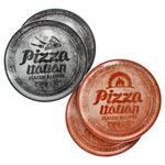 4er Set Pizzateller ROT & SCHWARZ 31cm - 2x ZREC02 & 2x ZREC04_Bild_2