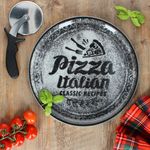 4er Set Pizzateller ROT & SCHWARZ 31cm - 2x ZREC02 & 2x ZREC04_Bild_4
