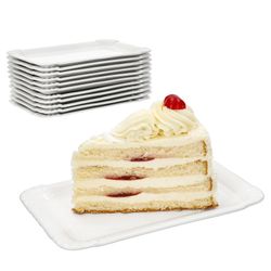 01-24302118-HIT-PUR-Pappteller-aus-Porzellan-Cake-Schale-20x13x2cm-12er-Set-Deko.jpg 12er Set PUR Pappteller klein rechteckig aus Porzellan weiß - 24302118_Bild_1