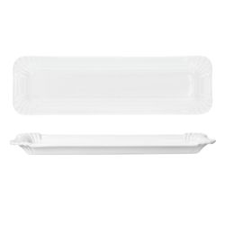 04-24302112-HIT-PUR-Pappteller-aus-Porzellan-Snack-Schale-26x8x2cm.jpg 24er Set PUR Pappteller groß länglich aus Porzellan weiß - 24302112_Bild_4
