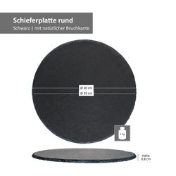 06-23464626-HIT-Schieferplatte-rund-30cm-Bemassung1.jpg 12er Set Schieferplatte rund 30cm Schwarz - 23464626_Bild_7