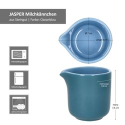 05-6414424-Ritzenhoff-und-Breker-Jasper-Ozeanblau-Milchkaennchen-Bemassung.jpg Jasper Ozeanblau Milchkännchen aus Steingut - 414424_Bild_4