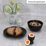 8er Set NERO Eierbecher aus Steingut - 24320072_Bild_4