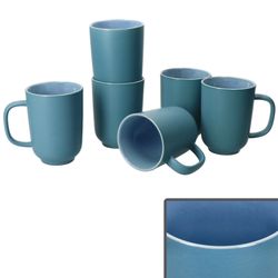 02-414271-Ritzenhoff-und-Breker-Jasper-Ozeanblau-Kaffeebecher-6er-Set.jpg 6er Set Jasper Ozeanblau Kaffeebecher aus Steingut - 414271_Bild_2