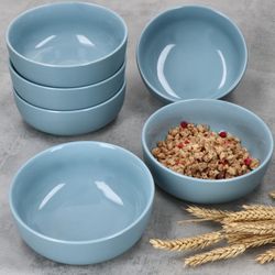 03-Ritzenhoff-und-Breker-Graublau-6er-Sets-414219-4er-Muesli-14cm-Gaublau-Ambientebild-6er.jpg 6er Set Jasper Graublau Müslischalen aus Steingut - 414219_Bild_3