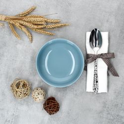 05-Ritzenhoff-und-Breker-Graublau-6er-Sets-414219-4er-Muesli-14cm-Gaublau-Ambientebild-02.jpg 6er Set Jasper Graublau Müslischalen aus Steingut - 414219_Bild_5