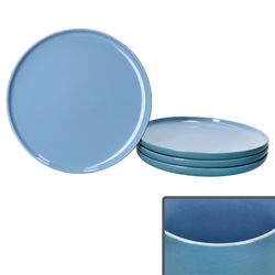 02-414363-Ritzenhoff-und-Breker-Jasper-Ozeanblau-Speiseteller-25-2cm-4er-Set.jpg 4er Set Jasper Ozeanblau Speiseteller aus Steingut - 414363_Bild_2